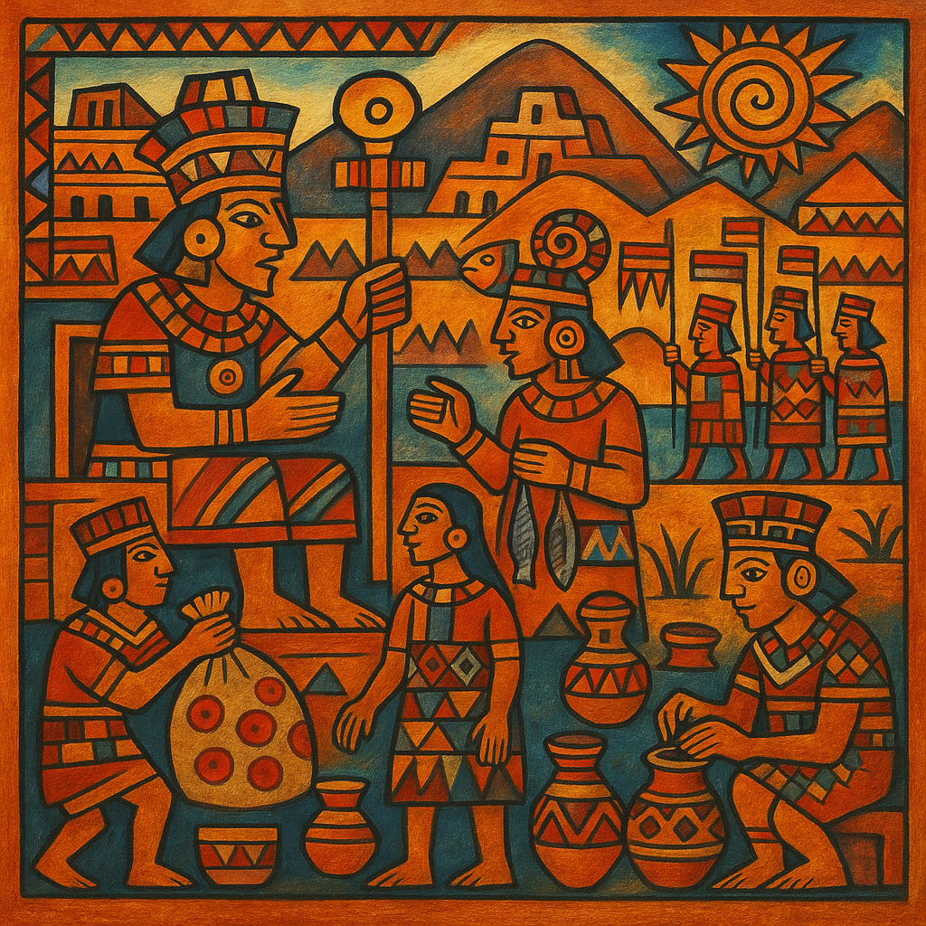 Painting of Chincha Culture